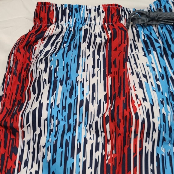 Speedo red white blue board volley shorts - Picture 7 of 16